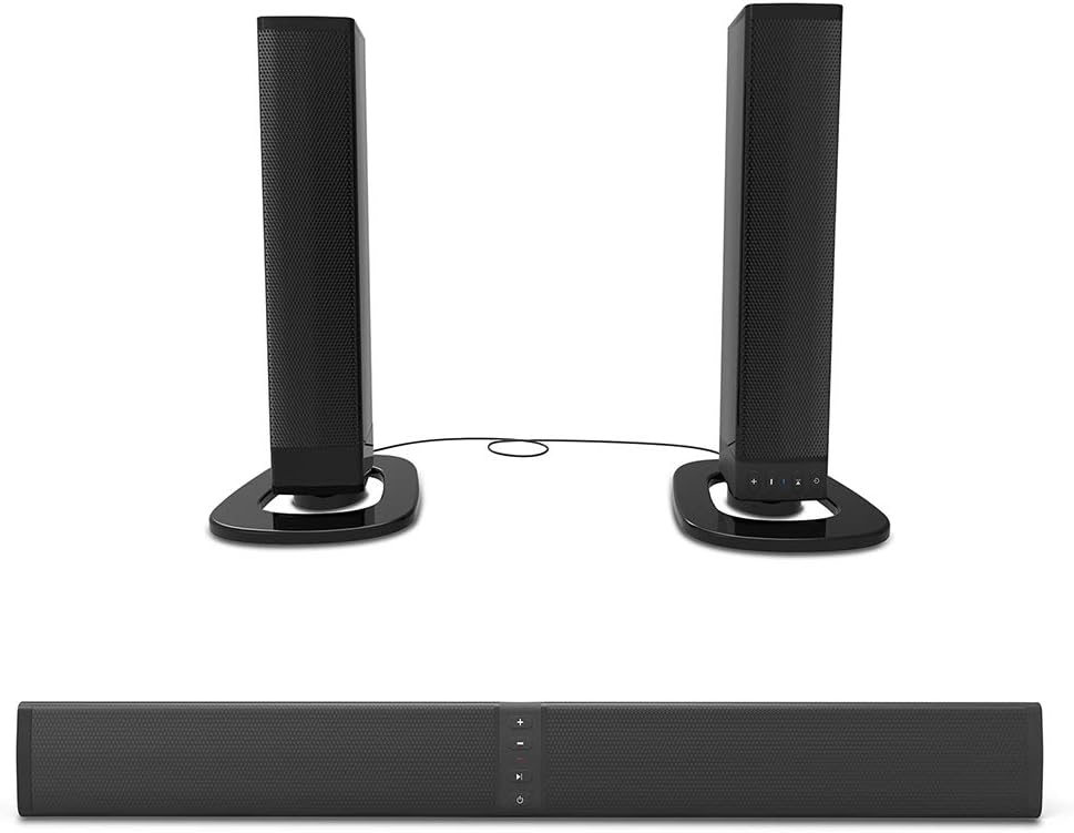 sistema soundbar con subwoofer cablati