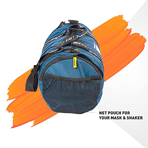 Image of MuscleBlaze Gym Bag (Phirse Zidd Kar), Duffle Bag for Men and Women, Blue, 30 L