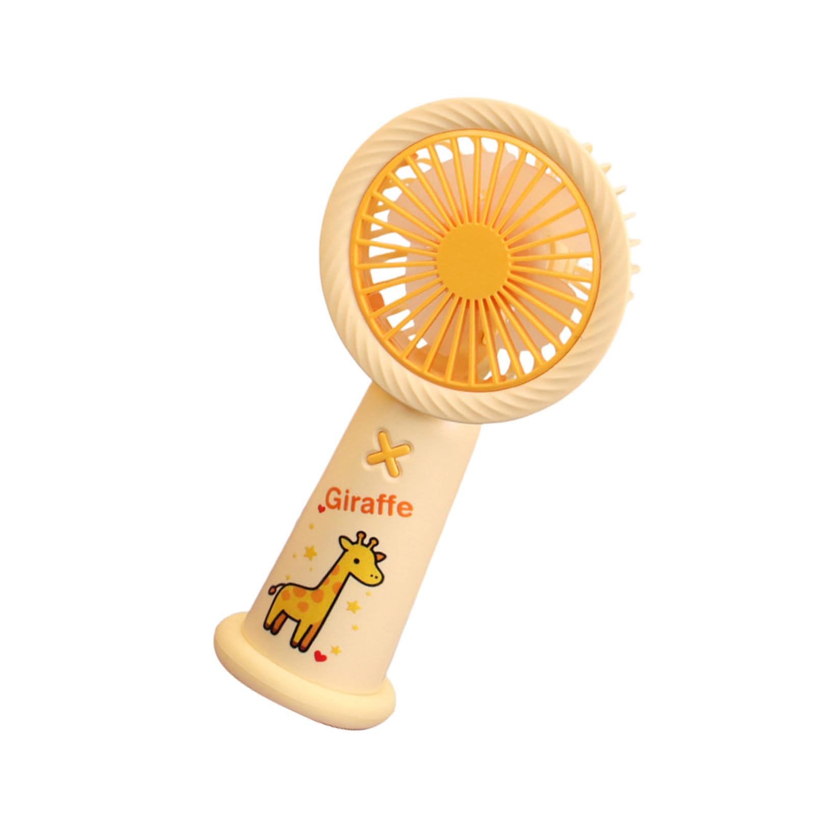 FROMCEO Small Handheld Fan Air Blower with 3 Speed Adjustable Rechargeable for Travel Home Camping Outdoor Hot Weather Travel Cooling Fan