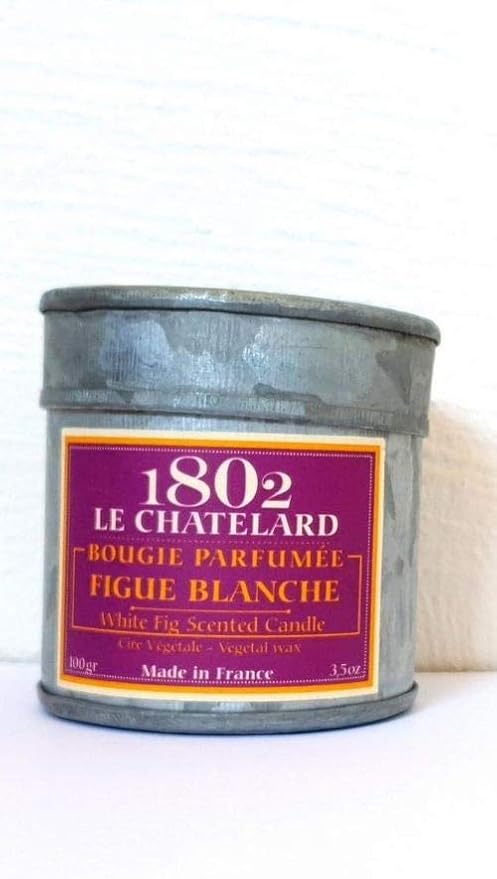 Le Chatelard 1802 Bougies Parfumees 100gr Cire Vegetale Avec Boite Galva Musc Blanc Amazon Fr Cuisine Maison