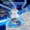 EJGAME Wireless Controller Compatible with Switch/Switch 2/Windows PC/Steam Deck/Android, Switch Pro Controller with Hall Effect Joysticks and Triggers,with USB Bluetooth Adapter for PC (White)