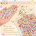 110g TINKRSTUFF Slime Mix Ins Non-edible Round Polymer Clay Slime Add Ins|Fake Sprinkles for Crafting, Nail Art Fimo, Lip Gloss, Cellphone Decorations Assorted Sprinkle Fake Candy Accessories for DIY