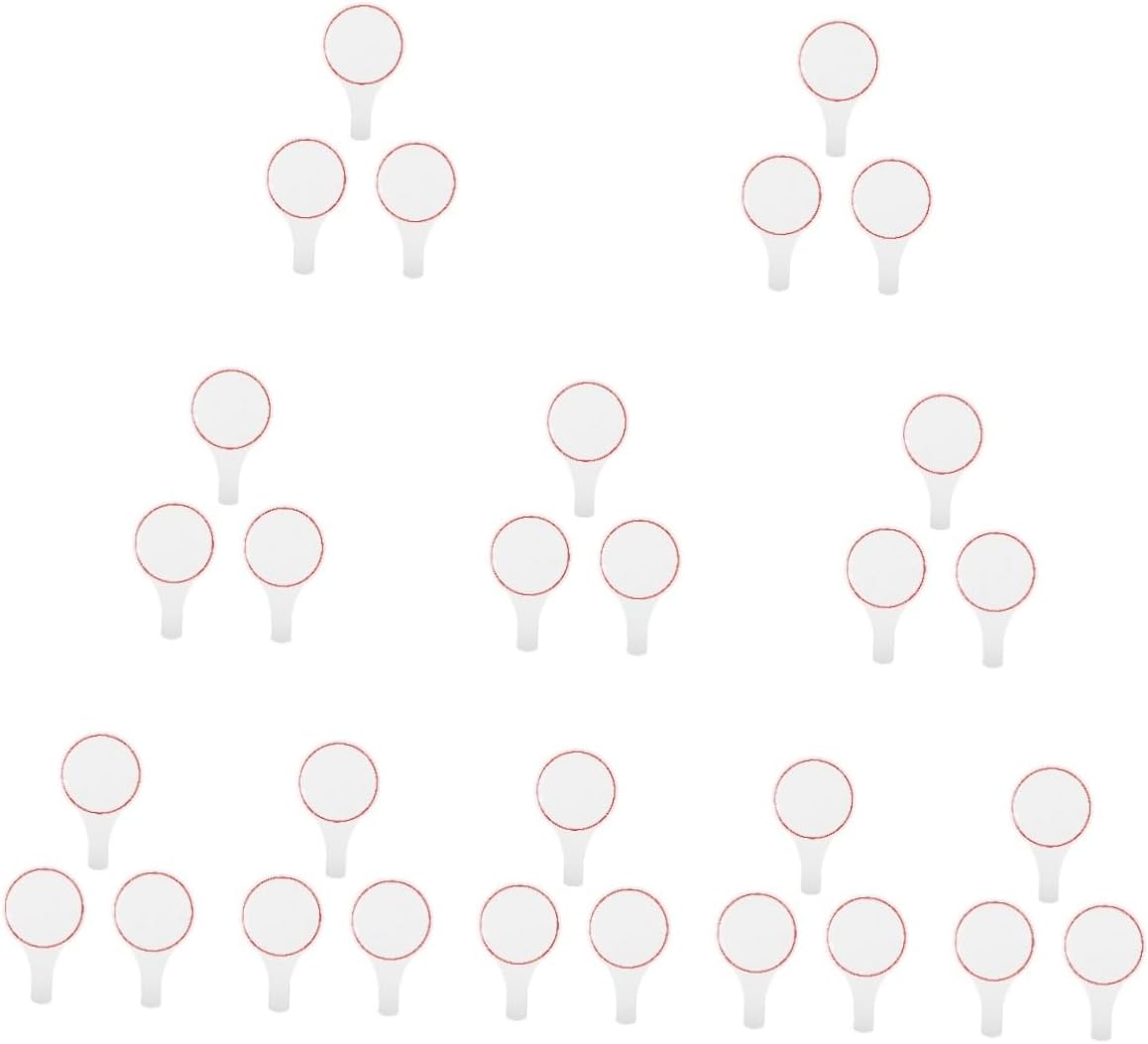 30pcs Erasable Writing Scoreboard Dry Erase Board Eraser Boys and Girls Dry Erase Board Voting Scoreboard