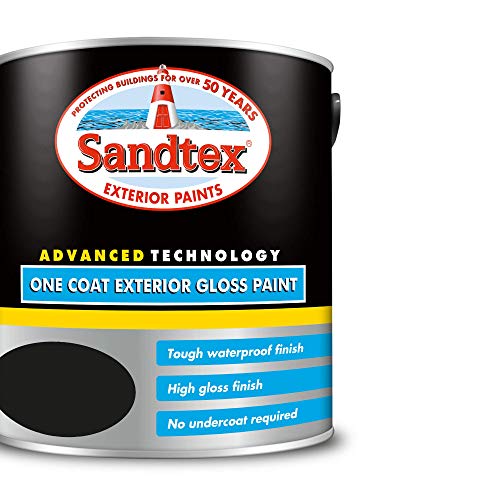 Sandtex Retail One Coat Exterior Gloss Black 2.5 L