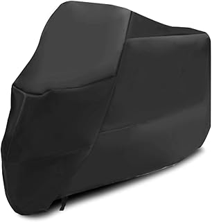 Trintion Motorrad Abdeckplane Motorradabdeckung XXL 210D Oxford Stoff Abdeckhaube Wasserdicht Winddicht Outdoor Motorradpl...