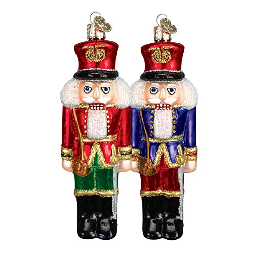 Old World Christmas Ornaments Soldier Nutcracker Glass Blown Ornaments