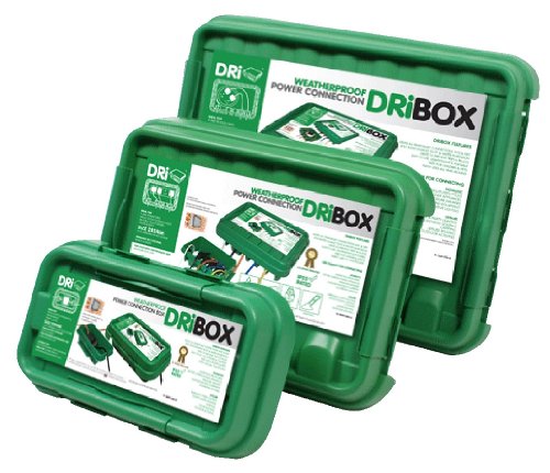 Dri-Box, FL-1859-G3, DRiBOX FL - 1859, G3, IP55, resistente alle intemperie, verde, 3 pezzi