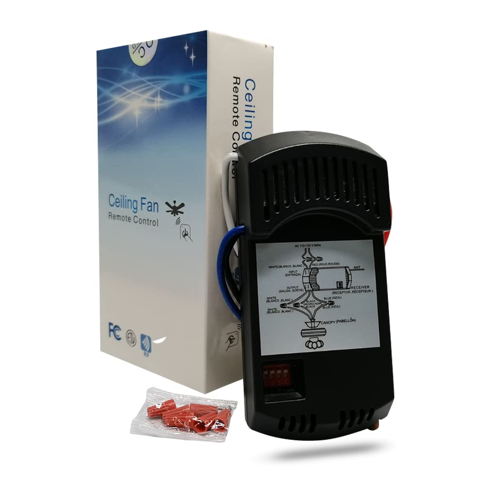 Hampton Bay Receiver Replacement Universal Ceiling Fan Receiver - FAN-28R  Replacement For Harbor Breeze/Hunter Universal Remote Control, image size:1000x1000