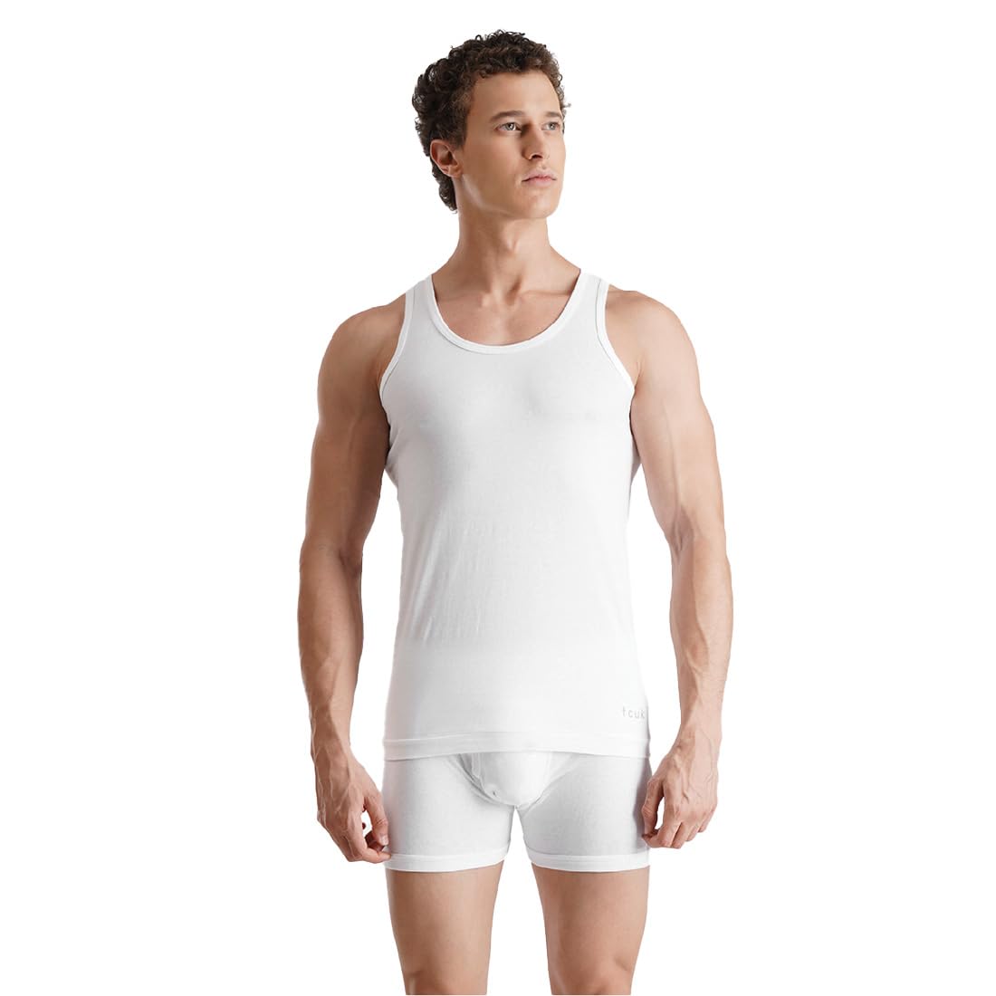 french connection Men's Solid Regular Fit Undershirt-picture-29