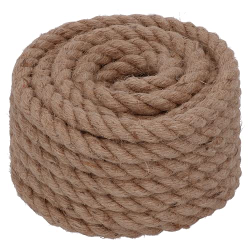 HELPMATE – Cuerda de cáñamo natural – Cuerda de cáñamo para manualidades, decoración y artesanía – Cuerda de paquete de 100% fibra natural – biodegradable y reciclable – Cuerda de yute alternativa (14