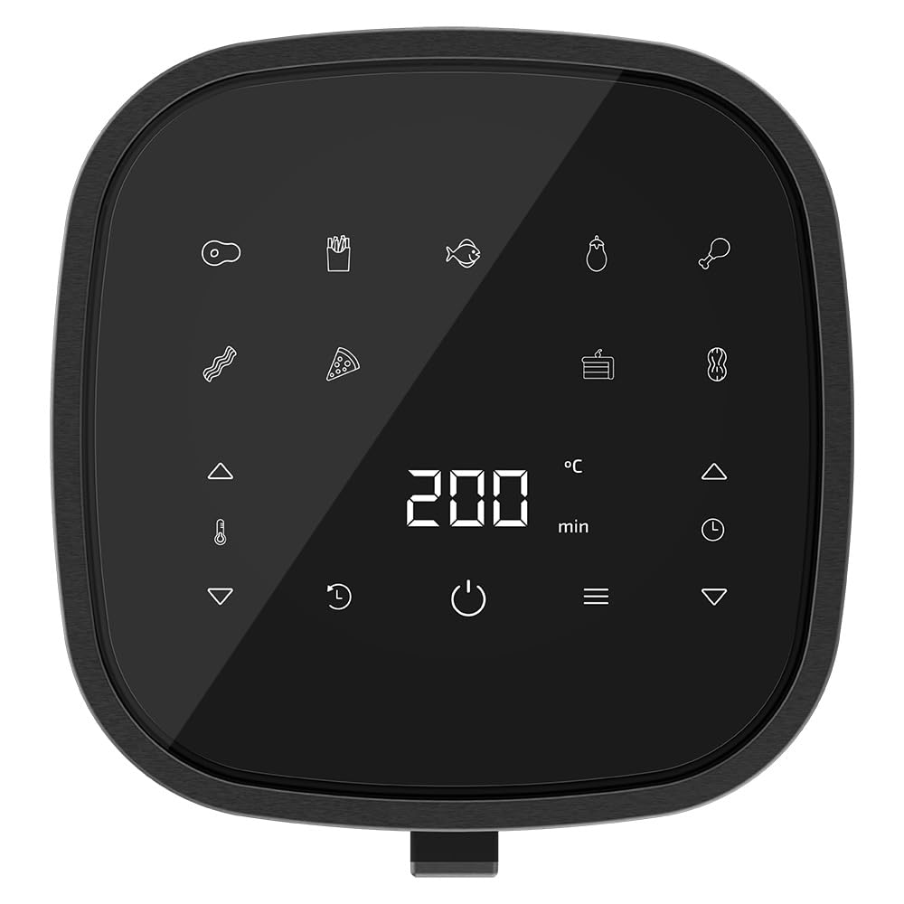 Cecotec Friggitrice ad Aria Cecofry Fantastik Window 4000. Air Fryer Air Fryer. 1400 W, Capacità 4 L, 9 Menu, Controllo Tattile, Tecnologia Perfectcoo, Tempo Regolabile 80-200ºc, 0-60 Minuti