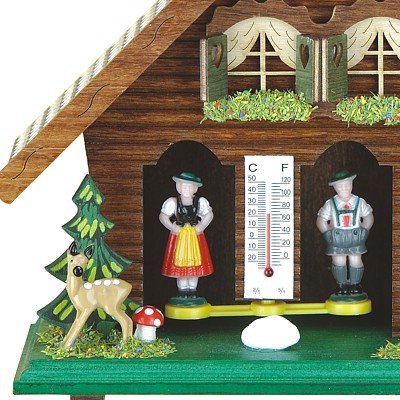 Trenkle Casa meteorológica alemã preta TU 818