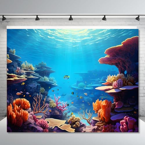 Fondo fotográfico tema mar 10x8 pies miniatura 4