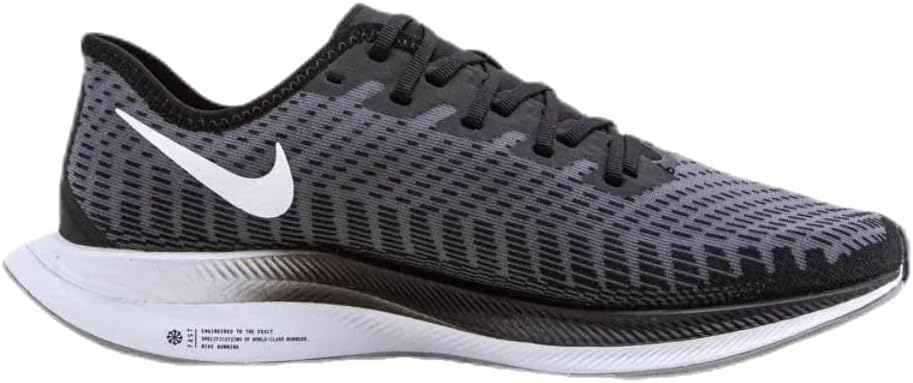 Nike mens Zoom Pegasus Turbo 2 15 Black Black White Gunsmoke Atmosphere Grey 1