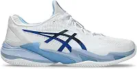 Tenis ASICS Court FF 3 Novak Clay (Saibro) Masculino Branco e Azul