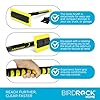 BIRDROCK HOME 39" Extendable Car Snow Brush with Detachable Wide Ice Scraper | 14" Foam Head for Windshield & Paint Safety | Lightweight Body, Ergonomic Grip | Ideal for Cars SUV & Small Trucks Yellow #5