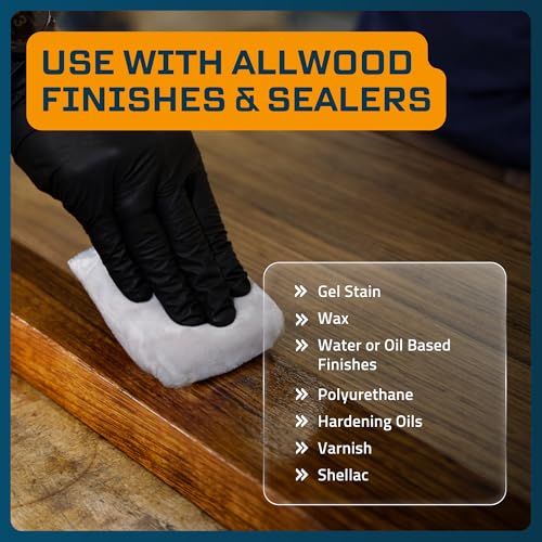 MāKRS Stain Sponge, 3-Pack Staining Pads, Lint, Snag and Streak-Free Applicator Sponges, Micro-Brush Material Over Foam Core, for Wood Stains and All Finishes, Easy to Use with Consistent Application - Thumbnail 3