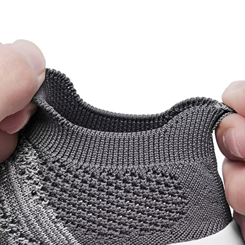 Image of Eashi Baby Boy Girl Non-Skid Indoor Infant Walking Shoes Breathable Warm Elastic Sock Shoes with Memory Sole Protect Toes Outdoor Sneakers
