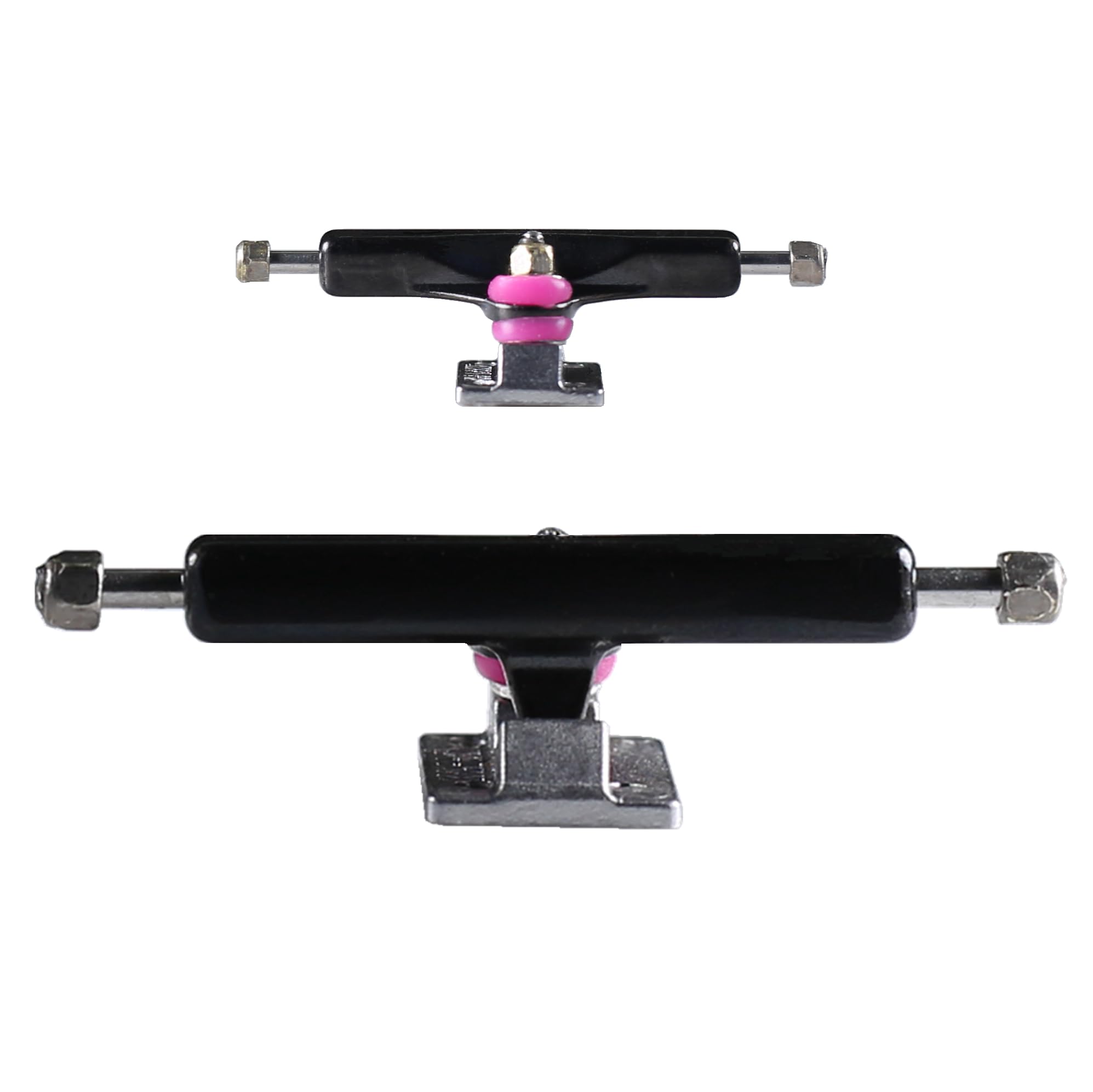 NOAHWOOD DIY Pro Fingerboard Truck 35mm (Silver Baseplate + Black Hanger) Ark Truck iiG