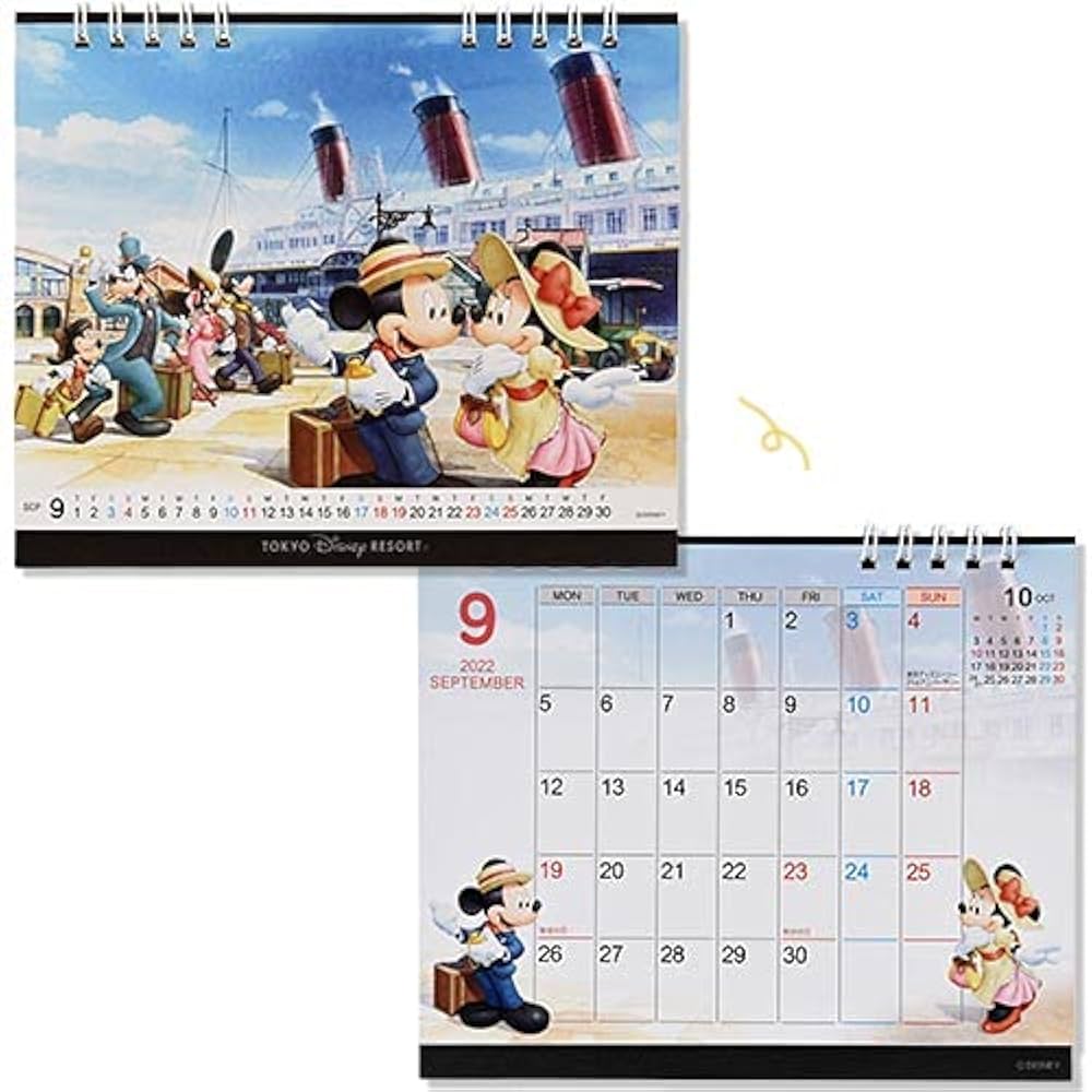 Amazon | ミッキー＆フレンズ 卓上カレンダー 2022年【東京