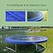 Blanketown Trampoline Springs Cover Pad, 10ft 12ft 14ft 15ft 16ft Trampoline Replacement Safety Pad, Waterproof Trampoline Accessories Spring Cover for Round Frame