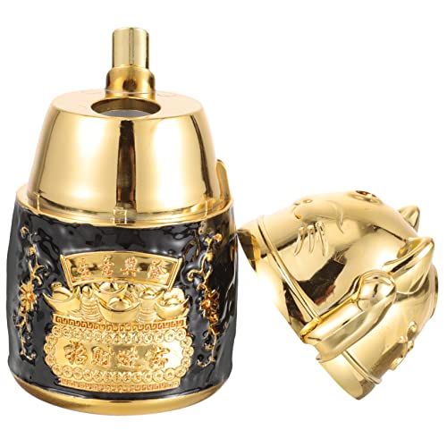 Warmhm Porta-Stuzzicadenti con Dispenser Organizer per Porta-Stuzzicadenti Porta-Salsicce Portatile - Denti con Design Lussuoso Porta-Stuzzicadenti in Acrilico Dorato