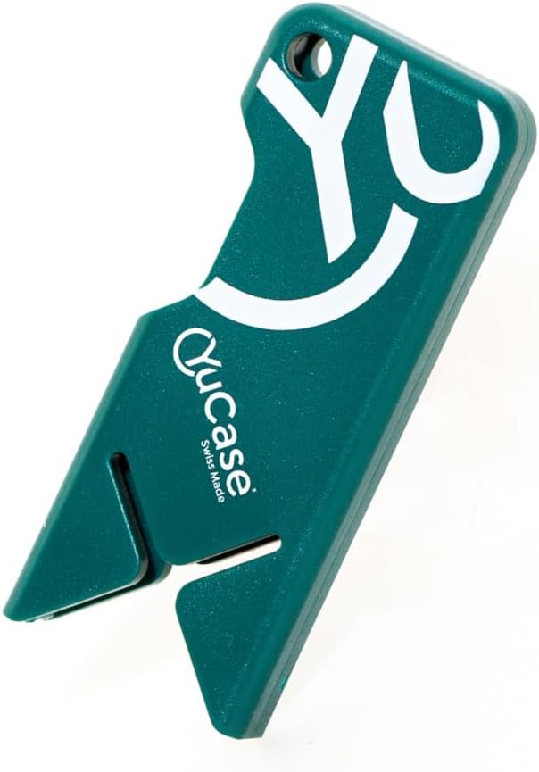 FOLMO YuCase B+ – The Case for Your Yubikey – Includes Key Ring with Labelling Option – Protection for Your Yubikey – Made in Swiss