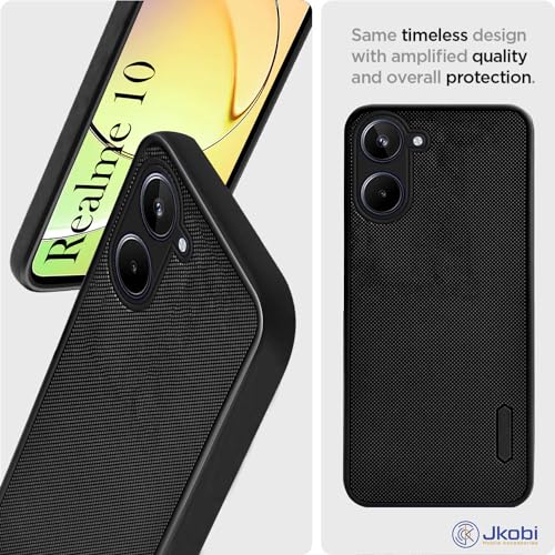 Jkobi Store Jkobi Silicone Back Cover Case for Realme 10 (Textured - Image 4
