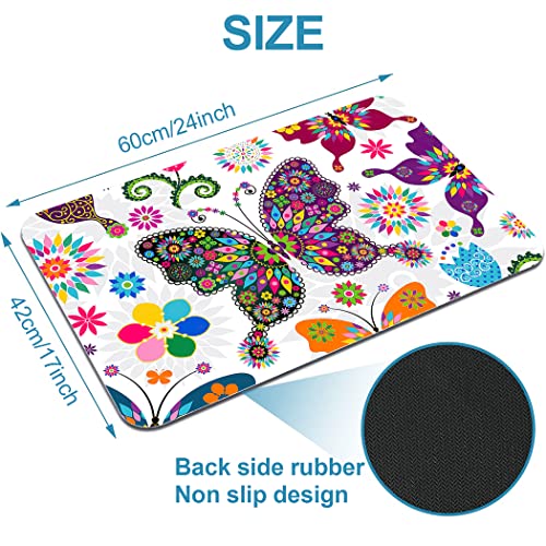 YISUMEI Bathroom Mat, Non-Slip Super Absorption Bath Carpet with Rubber Backing - Image 2