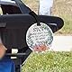 CORNERIA Schild mit Aufschrift Please Don’t Touch Baby, 2 Stück (Baby-Frühchenschild, Jungen-Mädchen-Frühchenzeichen) – 2-seitiger Druck mit Aufhänger, einfach anzubringen (Blume)