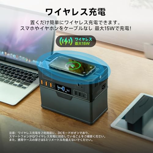 ALLPOWERS S300 PLUS ポータブル電源 小型 300W高出力 288wh/78000mAh ポータブルバッテリー 大容量 軽量 ac出力 モバイルバッテリー コンパクト 蓄電池 家庭用 キャンプ/車中泊モバイル電源 アプリ遠隔操作 停電防災用非常用電源 地震対策