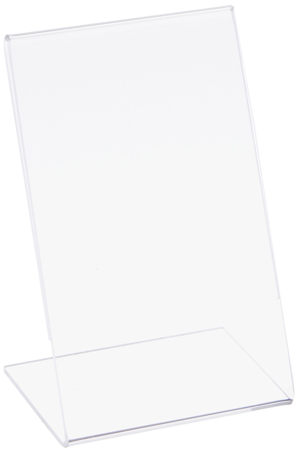 Azar pantallas 112758 3,5 "W x 5.5" H vertical en forma de L SIGN Holder- 10pk