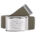Produktbild 2Stoned Hosengürtel Stoffgürtel Olive, Chromschnalle Classic, 4 cm breit für Damen und Herren
