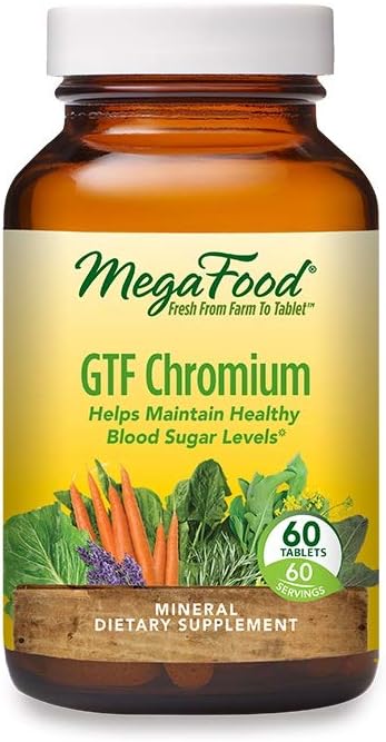 Megafood GTF Chromium 100MCG, 60 Tablets