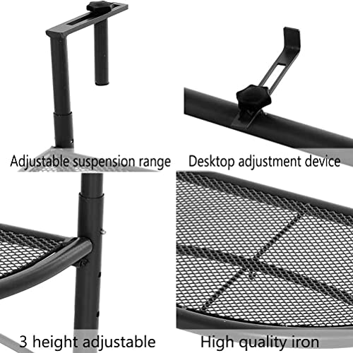 Table suspendue de balcon en fer table pliante réglable pour pont