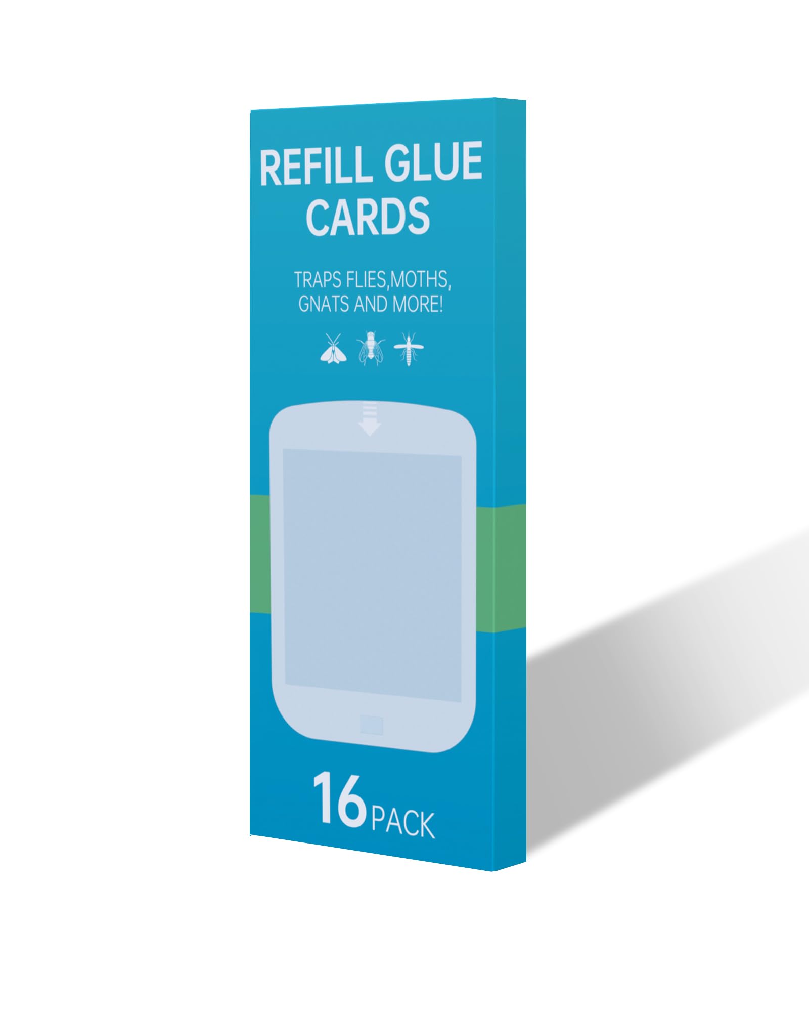 16 confezioni di cartucce di ricambio per Stem e compatibili con Raid Essentials Trappola luminosa per insetti volanti Compatibile con Wondercide Plug-in Trappola a luce blu per mosche, zanzare e