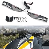 RUNNING PANTHER Handguards LED Lights for Can Am Ryker All Models, Aluminum Front Splash Hand Guard Protector Lamps Lighting Kit for Can-Am Ryker 600 900 Sport Rally Accessories (Replace #219400820)