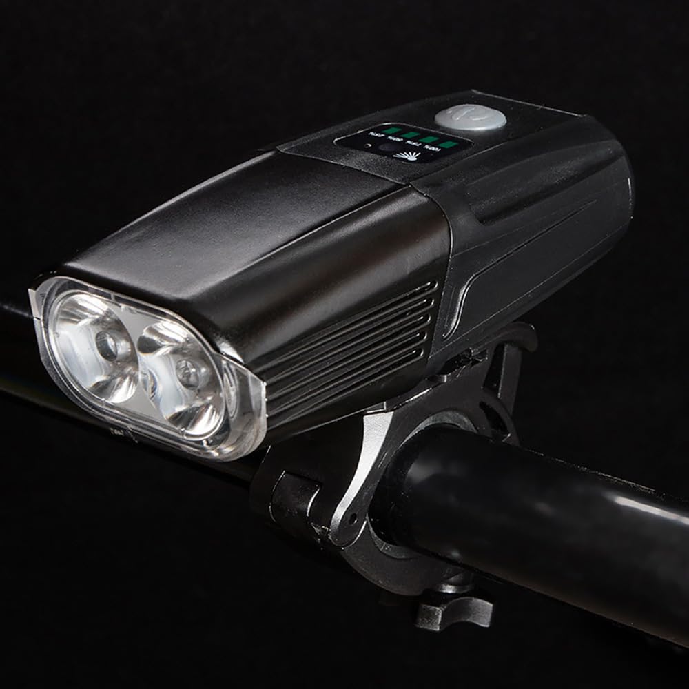 Fari USB Luci per Biciclette Ciclismo Mountain Bike Fari 5200 Ma LED Torcia Elettrica