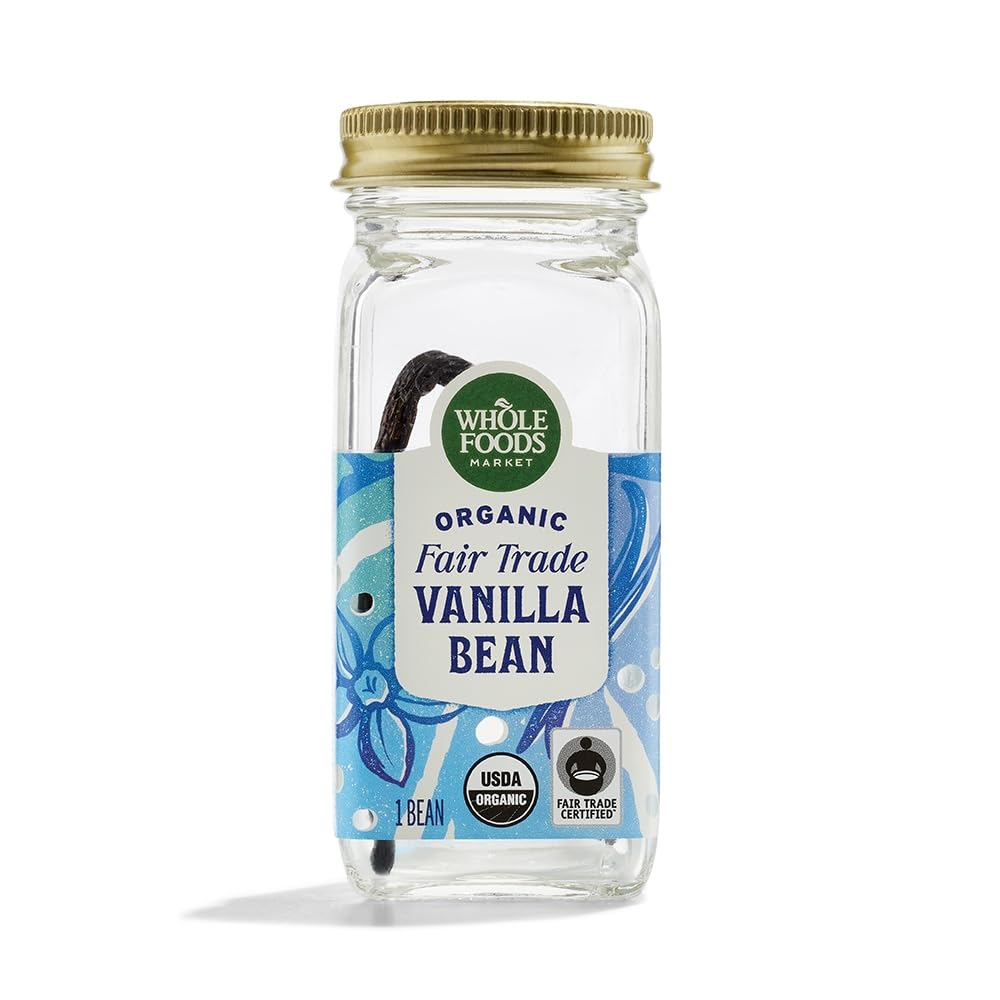 365 by Whole Foods Market, Organic Vanilla Bean, 1 CountUSDA OrganicFair Trade CertifiedFair Trade CertifiedFair Trade Certified