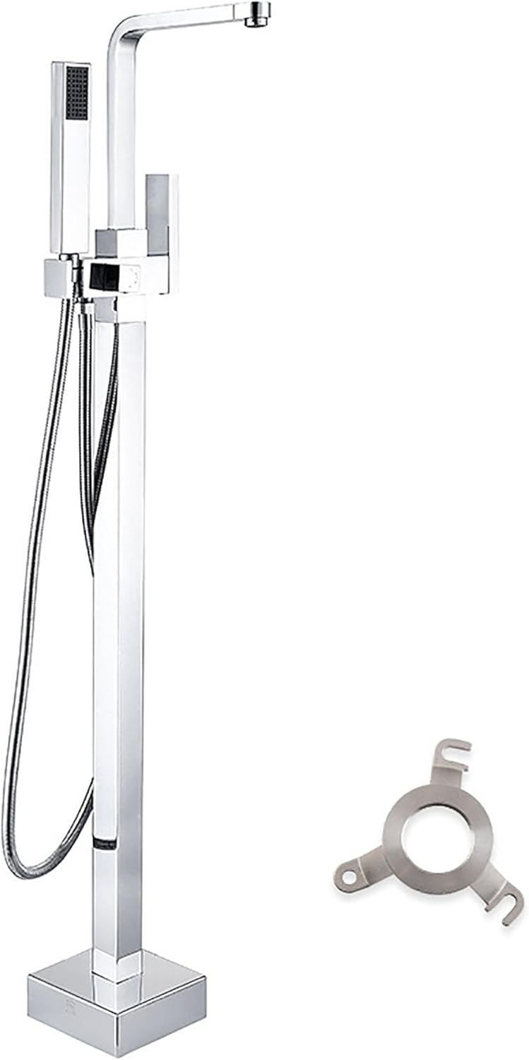 Ensemble de douche et robinet de baignoire autoportant stable et sans fuite