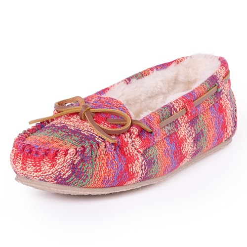 Image of MINNETONKA Women's Cally Moccasin Slipper, Horizon Multi, 6 UK
