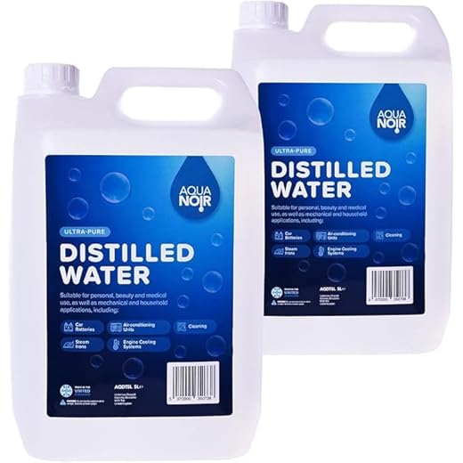 Aquanoir Ultra-Pure Distilled Water 10L