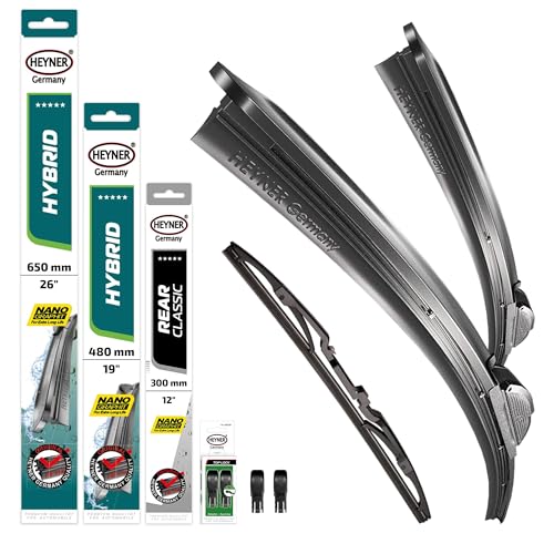 Essuie-glace BMW 2 Active Tourer anti traces HEYNER kit balais avant arrière