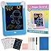 GOLDGE Tablero de Dibujo 3D Mágico, Pizarra Magnética Conjunto con Luces LED Educativo Infantil Dibujo, con Bolsas de Terciopelo, Azul