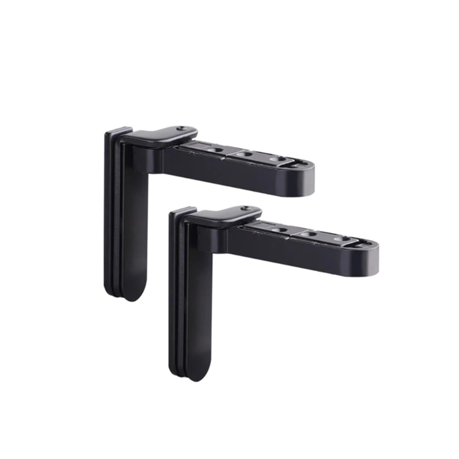 1pcs Invisible Hinge for Home Decors Quiet Operate Concealed Door Hinges(B1lack)