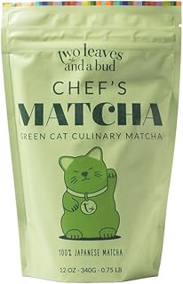 Two Leaves and a Bud Chef's Matcha Green Tea, 100% Japanese Culinary Mat...