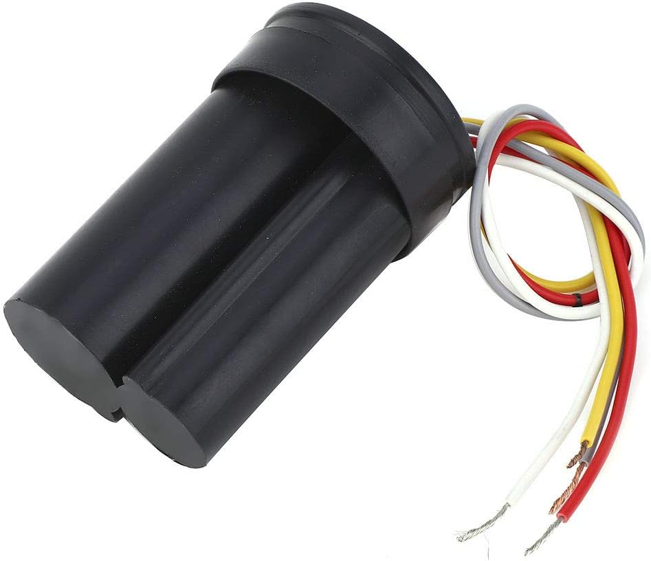 Hyuduo Motor Run Capacitor, High Performance Dual Capacitor for Washing Machine, 12uf + 5uf, Easy to Use for Semi-Automatic Machines