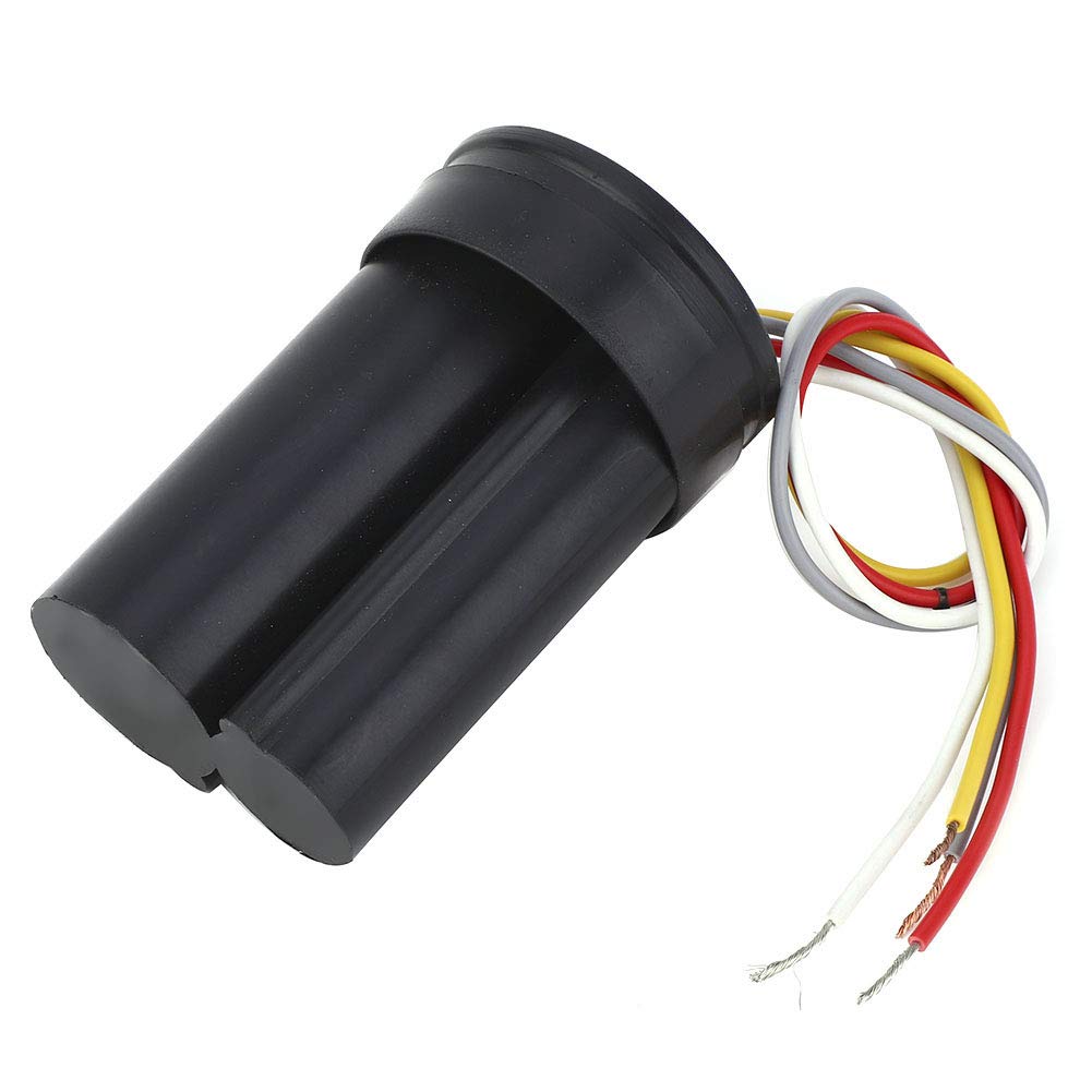 Hyuduo Motor Run Capacitor, High Performance Dual Capacitor for Washing Machine, 12uf + 5uf, Easy to Use for Semi-Automatic Machines