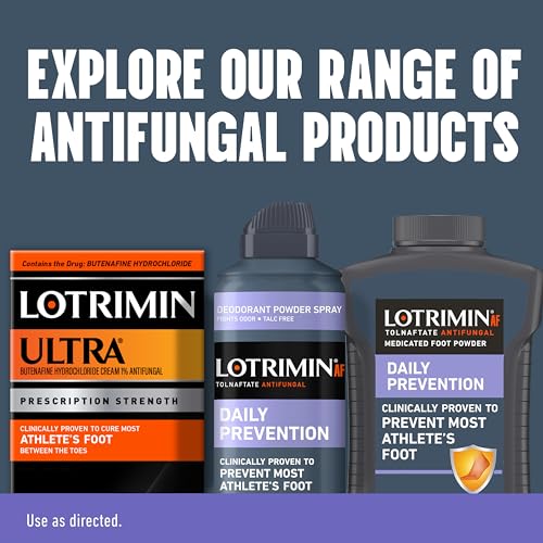 Lotrimin AF Athlete\'s Foot Daily Prevention Deodorant Powder Spray, 5.6 Ounce