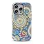 Subtle Blue & Yellow Paisley Pattern